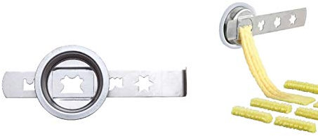 Tredoni Long/Elongated Biscuits Cookie Maker Schablone/Bar ~5cm Meat Mincer Attachment, 4 Patterns Churros Dough Pastry Maker