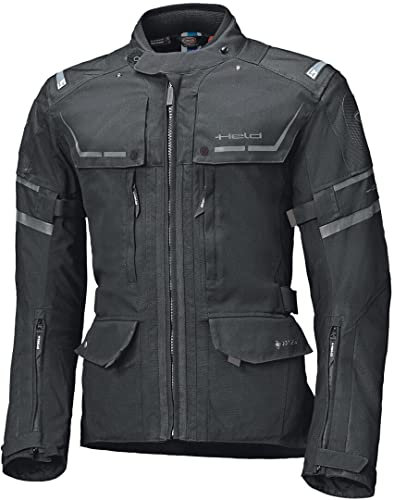 Held Karakum Damen Motorrad Textiljacke, schwarz, M