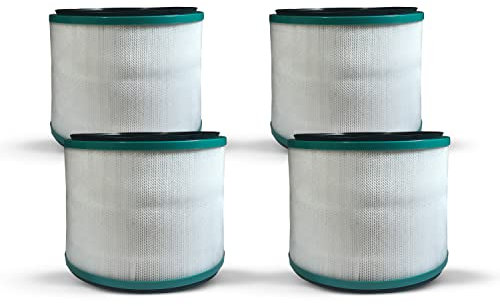 Comedes Filter für Dyson Luftreiniger DP-Serie, HP-Serie und Hot & Cold Link, HEPA & Aktivkohle Kombifilter (4 Stück)
