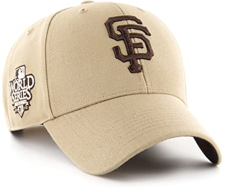 '47 San Francisco Giants Khaki MLB World Series Sure Shot Most Value P. Snapback Cap - One-Size
