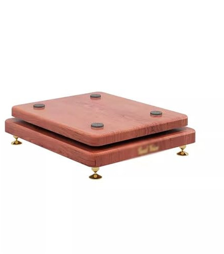 Högtalarställ Högtalarbricka Bas Stötsäker Stötsäker platta Golvstående Ljud Subwoofer Stativ Partition Värd Stötdämpning Högtalarfäste(30 * 35 * 8cm)