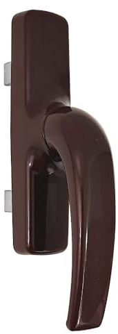 Maniglia cremonese universale Opera per finestra in alluminio e PVC - RAL 8017 Marrone cioccolata