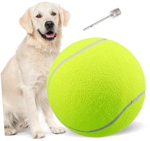 Yardwe Riesiger Tennisball 9 Zoll Großer Tennisball Für Hunde Haustier-Spielball Für Outdoor Strand Und Training 24 cm Ball Für Garten