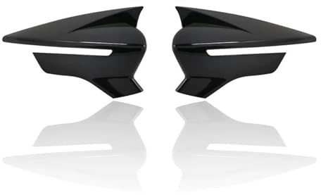 Backspegelskal Bil För SEAT För Leon MK3 5F ST FR För Cupra För Ibiza Mk5 För Arona KJ7 2017-2020 2 St Backspegelkåpa Till Sidodörr Backspegelkåpa(ABS Black)