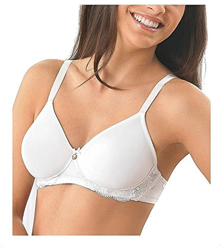 Reggiseno balconcino Lepel 261 coppa D con ferretto (4 coppa d, Bianco)