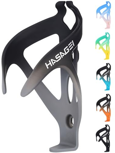 HASAGEI Bike Water Bottle Holder, Durable Non-Slip Lightweight Universal Bicycle Bottle Cage for Mountain/Road Cycling Accessories