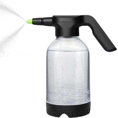 Pulvérisateur en Mousse électrique pour Le Lavage de Voiture | 2L Les arrosage de Automatique électrique Transparente Peuvent avec Une buse réglable | Les Rechargeables arrosaient