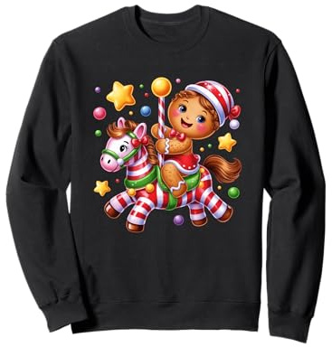 Carrousel de Canne à Sucre d'orge délicieux rêves de Pain d'épices Sweatshirt