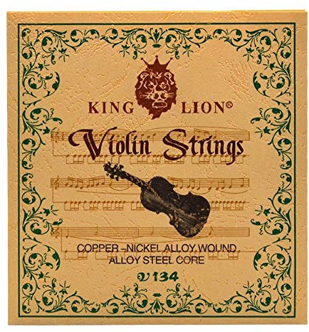 Fansjoy Geigensaiten (E-A-D-G) Voller Satz, Universal Violinsaiten Stahlkern Stahlsaiten für 4/4 und 3/4 Geigen