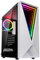 Kolink Void X Medium Tower PC Case - Front panel with RGB lighting - Side panel in Tempered Glass (Void RGB, White)