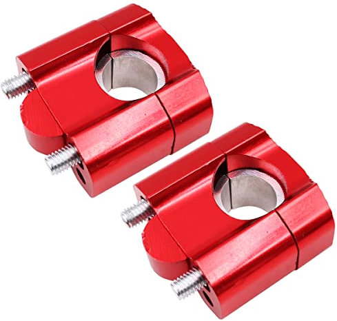 VOANZO 2PCS Motorcycle Handlebar Risers 22mm Universal Motorcycle Handle Bar Riser Mount Clamps Adapter