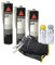 Sikaflex 221 weiß 3x 300ml Kleb- und Dichtstoff mit Aktivator 205 und Primer 210 - ideal zur Abdichtung von Buntmetall mit 5 Düsenspitzen