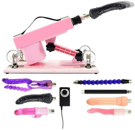 RIVILA Maschine Für Frauen Und Lesben Butt Dildo, Fickle Maschine Männer Und Frauen Masturbator Mit 7 Zubehörteilen