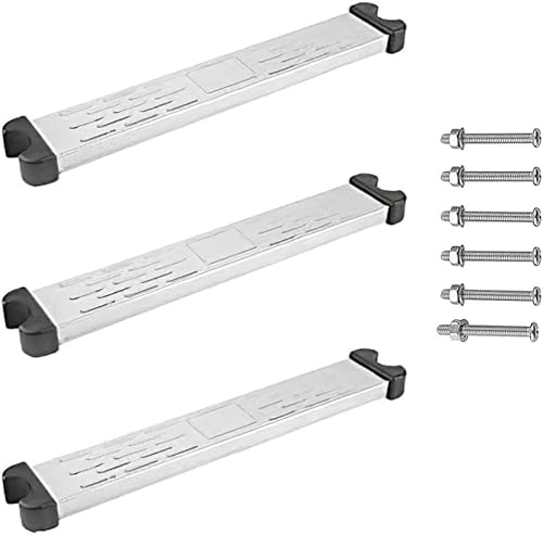 Genlesh - Marche de piscine de rechange en acier inoxydable - Accessoires antidérapants pour piscine Sliver