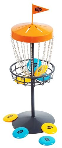 Outside Inside Freestyle Mini Disc Golf Game – Portable Mini Disc Golf Set with Collapsible Target, 8 Discs & Carry Bag – Ideal for Camping, Backyard Fun, and Travel-Friendly Entertainment