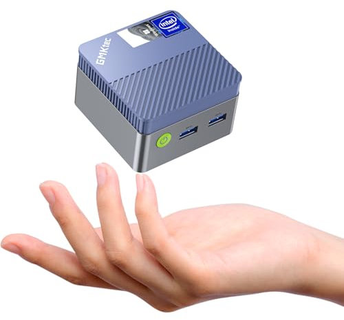 GMKtec Mini PC N97 G5 Micro Desktop Computer OS Alder Lake N97 12a generazione (fino a 3,60 GHz) 12 GB DDR5 512 GB di spazio di archiviazione per aziende e scuole