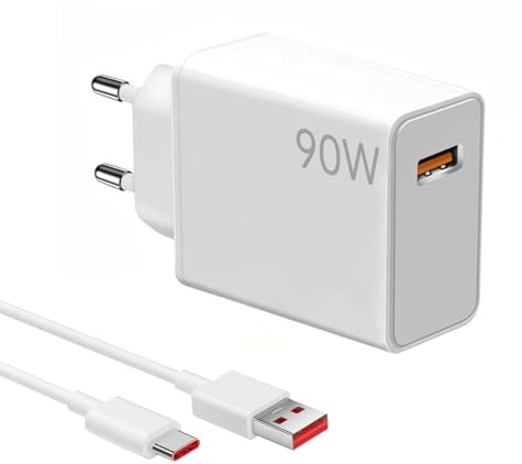 90 W snabbladdare med USB C-kabel 1 m för Xiaomi 14 13 Ultra POCO X7 Pro F6 X4 5G