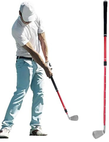 Mazza da golf telescopica – mazza da golf estensibile | regolabile da viaggio compatta pieghevole strumento di allenamento per principianti campo da golf prato giochi principianti donne uomini