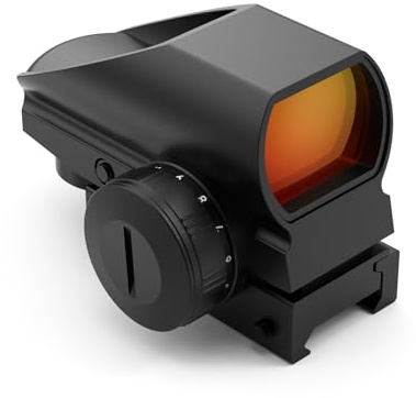 Fyland Red Dot Sight - 4 MOA Rifle Scope with 1 inch Absolute Coaxial Riser Mount for Picatinny Rail, Shockproof Waterproof