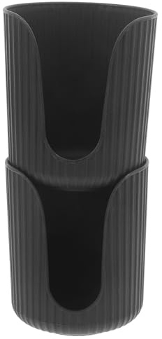 Homoyoyo Porta Bicchieri di Carta Nero in Pp 2 Pezzi Supporto Facile da Usare per Tazze da 3-4oz per Cucina e Bagno Struttura Raffinata e Superficie Delicata