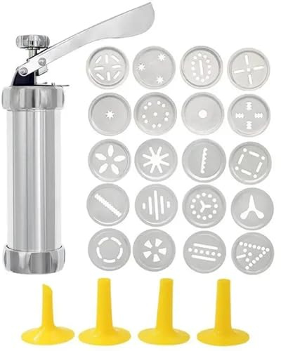 Tårtspruta, garneringsspruta, extrudering, köksbakverktyg | Kaktillverkningsmaskin, munstycken, form, bakverk spruta (typ 2-20 st flak)