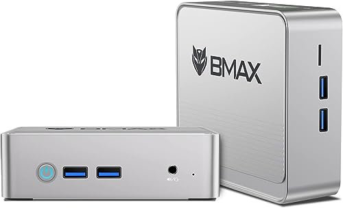 BMAX Mini Pc B3 N5095 16GB DDR4 / 512GB SSD (4C/4T, hasta 2.9GHz), computadora pequeña Compatible con 4K 60Hz WiFi Pantalla Dual BT 4.2, versión de Enfriador Push-Pull Micro C Soporte VESA