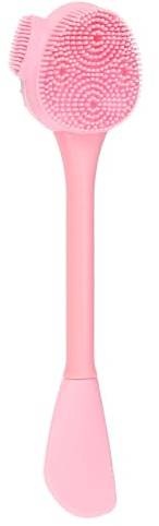 VOCOSTE Brosse Nettoyage Visage Silicone 1pc Pour Nettoyage Et Massage | Multifonctionnelle, Massage Visage, Élimine Maquillage & Sébum, Exfolie, Poignée Ergonomique, 16x4cm (6.30x1.57)