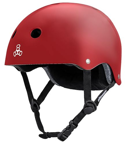 Triple Eight Deep Cover Helmet â Ideal for Skateboarding, Bicycling, BMX, and Roller Skating