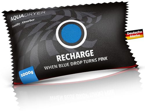 Smart-Planet® Car Dehumidifier, 1000 g, Reusable, Leak-Proof, Against Fogged Windows, 1 kg Room Dehumidifier for Car, Home, Caravan