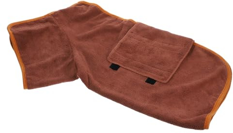 WOONEKY Bañador Absorbente para Mascotas Toalla Secadora de Microfibra Diseño para Perros y Gatos y Pequeños Accesorio Práctico para Secar y Limpiar para y Exterior