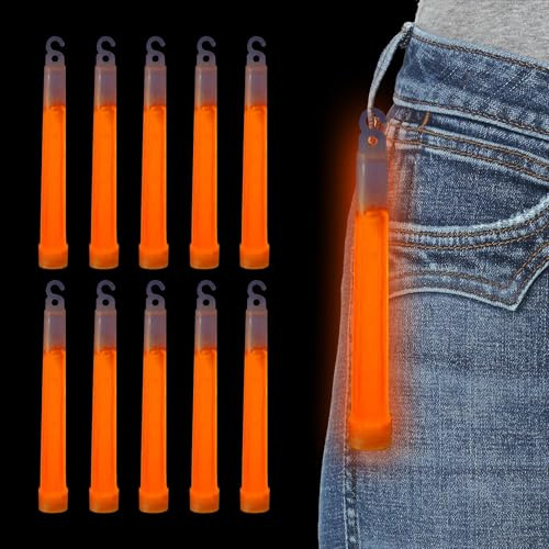 Genérico Palos luminosos, palos luminosos, palos que brillan en la oscuridad palos ultra | Bolsas de de larga duración, kit de supervivencia multiusos