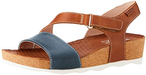 Pikolinos Women's Mahon W9E-0833C1 Saphire Monk-Strap Loafer, Sapphire, 6