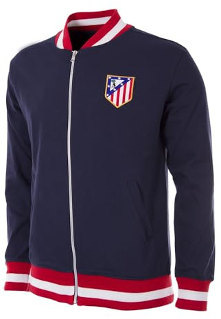 Copa - Chaqueta de entrenamiento - Fútbol - Hombre - Atletico de Madrid 1969 - Retro - Azul - 50% algodón - 50% poliéster