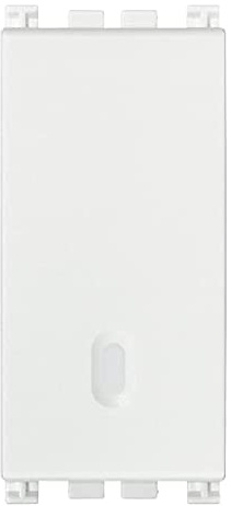 VIMAR 0R19000.B Arké interruttore illuminabile, 1 modulo, 1P 10AX, bianco