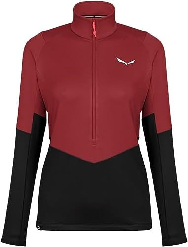 Salewa Puez Polarlite Half Zip Fleece Women, syrah/0910, S