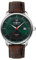 Zeppelin Herren-Armbanduhr Automatik LZ-120 Bodensee Braun/Grün 8160-4