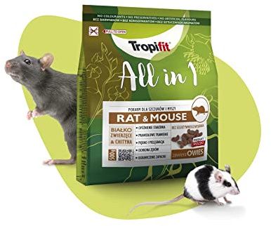 Tropifit All in 1 Rat & Mouse - Alimento para Ratas y Ratones 500 g