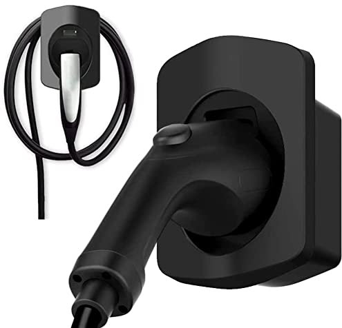 LOTHID EV Charger Type 2 Wall Mount Dock for EVSE IEC 62196-2 Plug Electric Vehicle Charger Charging Cable Wallbox (Black)