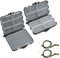 2 PCS Schwarz Köderbox Angelbox, Professionelle Angel Zubehör Aufbewahrungsbox mit 7 und 9 Fächern, Robuste, Tragbare Angelbox für Angler