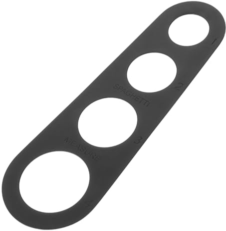 Zerodeko Herramienta De Medición Rápida De Pasta, Medidor De Espaguetis De Acero Inoxidable De 4 Agujeros Para Accesorios De Cocina Y Dispositivo Para Medir Espaguetis Secos.