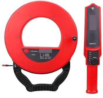 Rilevatore Tubi e Cavi Elettrici, Rilevatore di blocco del tubo di ferro da parete Strumento diagnostico for scanner Strumento idraulico for intasamento della conduttura(661B(30m))