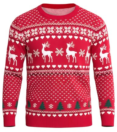 Bresdk Jersey Navideño Feo Hombre Ugly Christmas Sweater Sueter Navidad | Invierno Manga Larga