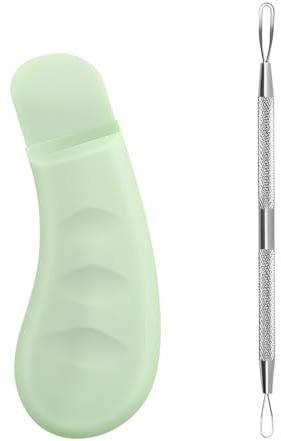 UIEXAY 2Pcs Strumento Per La Rimozione Dei Punti Neri Rimozione,Punti Neri,Rimuovi Punti Neri,Schiaccia Punti Neri Strumenti,Togli Punti Neri Viso,Estrattore Togli Punti Neri,Adatto A Uomini E Donne