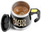 Fdit Taza Auto de Agitación Taza de Mezcla Eléctrico Automático Taza de Café de Acero Inoxidable (Negro)