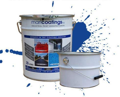 marlcoatings Heavy Duty Hardwearing Polyurethane Concrete Industrial (20L Dark Grey) Semi Gloss Floor Paint, Great for Garages, Car showrooms, Factories and Many other uses.