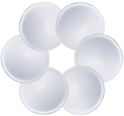 TopBine 3 Paia di Inserti Rotondi Morbidi per Reggiseno, Imbottiture Rimovibili per Reggiseno Sportivo, Inserti per Mastectomia, per Costume da Bagno