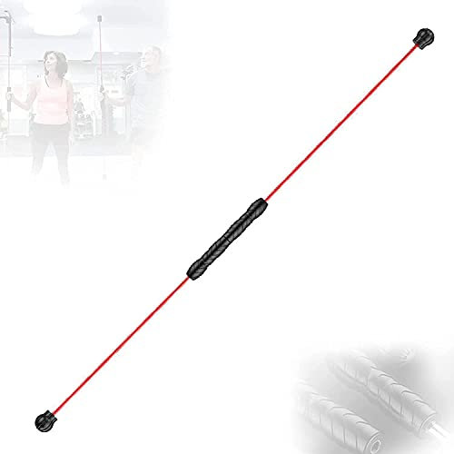 Fitness Schwingstab Pilates Yoga Stange Tremor Bar vibrierende Fitness-Stange Vibrierender Schwingstab, 160cm formender Tremorstab mit Fettverbrennung, Bauch parallel für Pilates, Yoga Workout, Büro