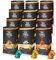 Nespresso Compatible Coffee Capsules, 12 x 10 Capsules (40 x Hazelnut aroma, 40 x Vanilla aroma, 40 x Caramel aroma)