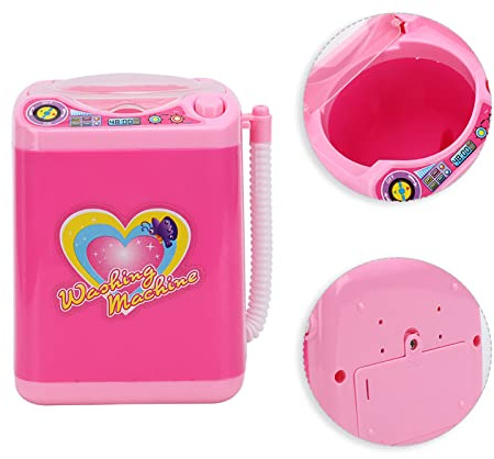Mrisata Simulation Washing Machine Toy Children Washing Machine Toy Washing Machine Toy Children Simulation Electric Light Mini Automatic Washing Machine Small Appliance (Washing machine