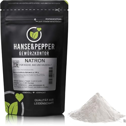 1kg Natron Pulver Backpulver E500 Reine Soda Natriumbicarbonat 1kg wiederverschließbarer Beutel Natrium-Hydrogen-Carbonat - Pro Serie